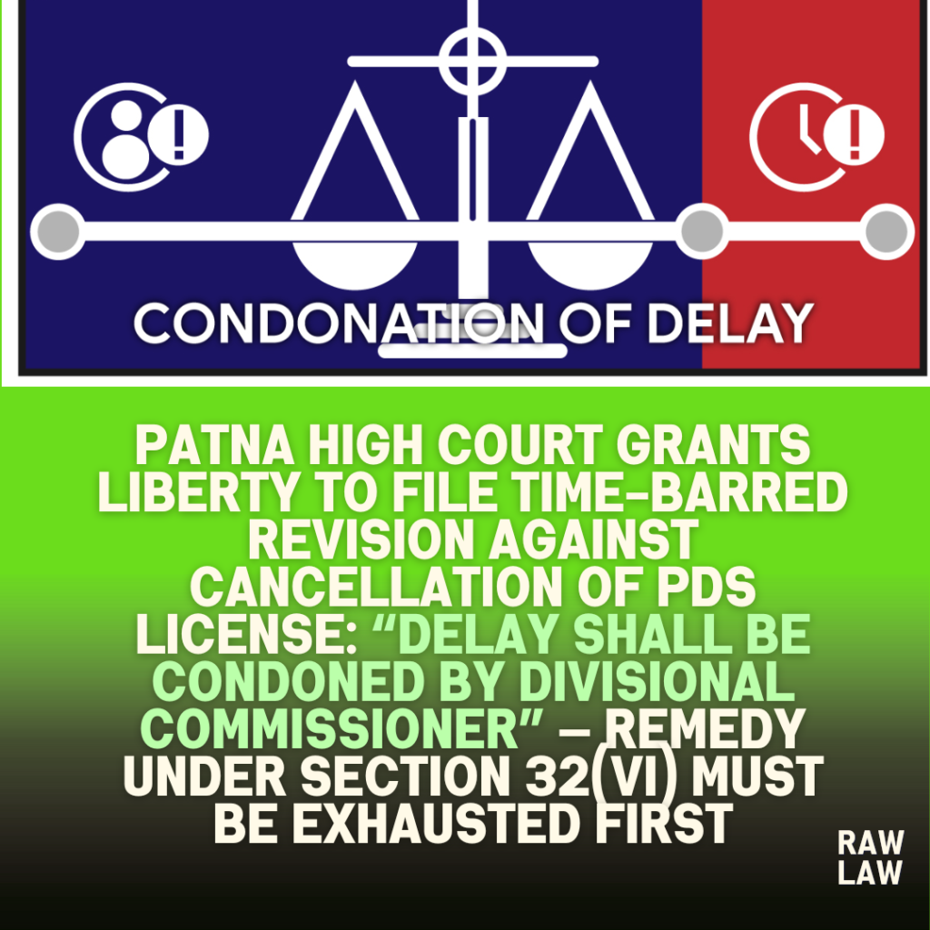 condonation of delay