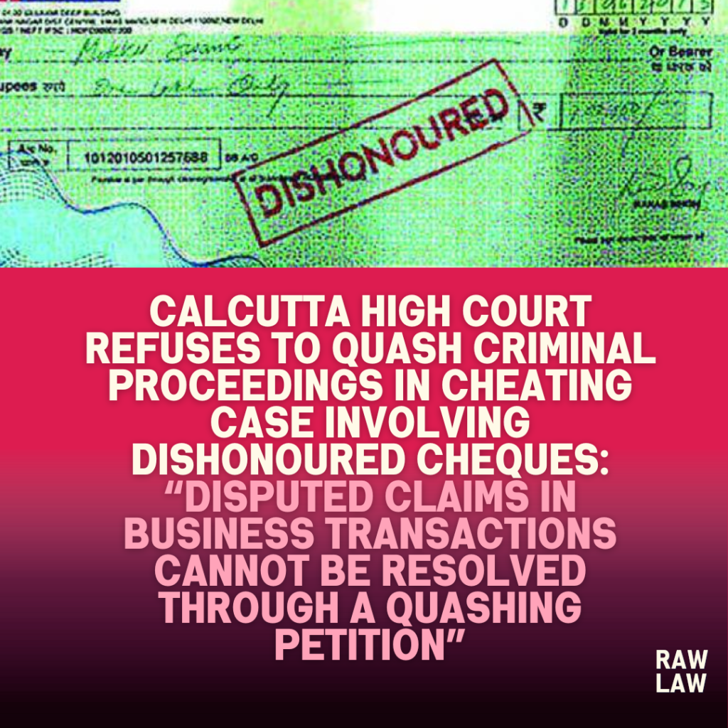 cheque dishonour