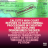 cheque dishonour