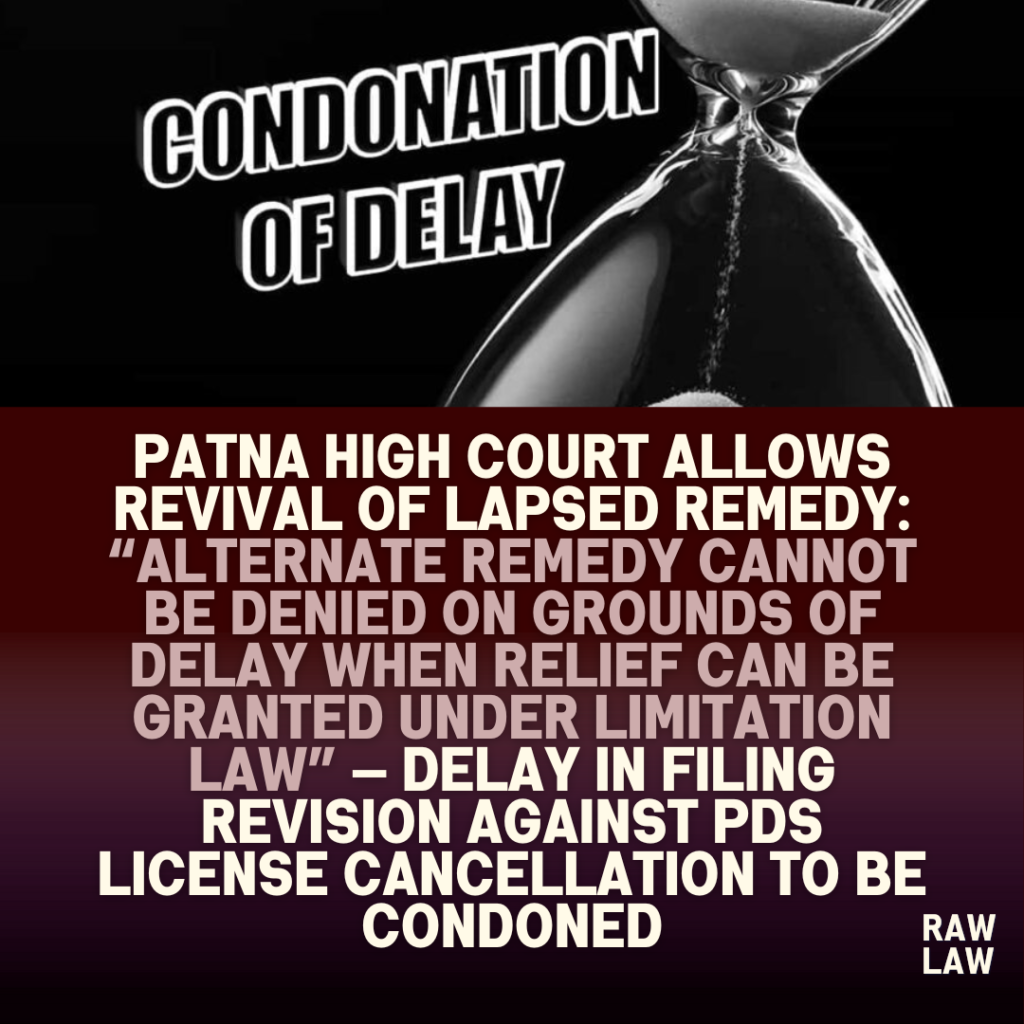 condonation of delay