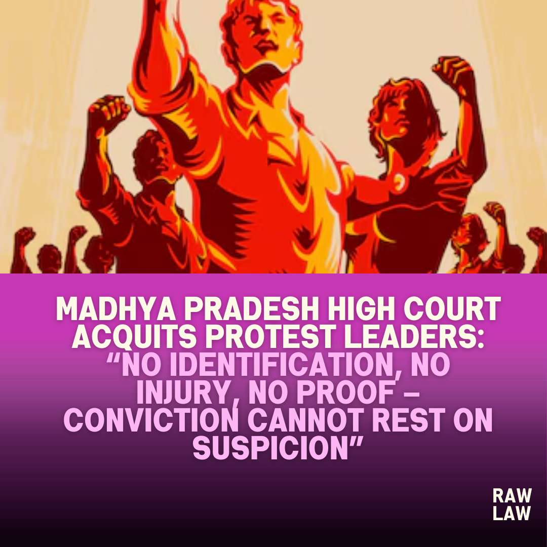 acquits protestors