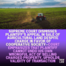 Supreme-Court-Dismisses-Plaintiffs-Appeal-in-Sale-of-Agricultural-Land-Despite-Charge-in-Favor-of-Cooperative-Society—Court-Emphasizes-that-Plaintiff-Cannot-Undo-His-Own-Wrongful-Act-of-Selling