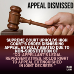 appeal dismissed