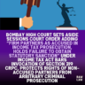 sets aside order