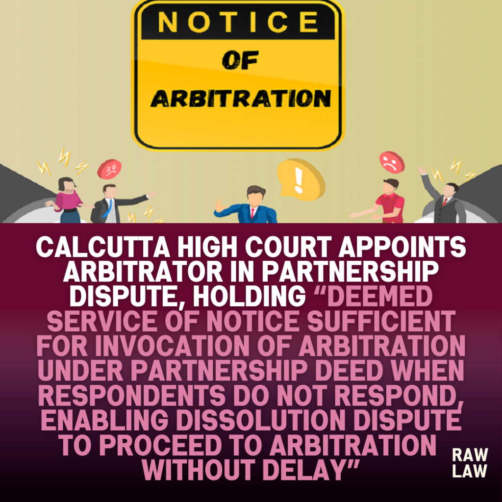 notice of arbitration