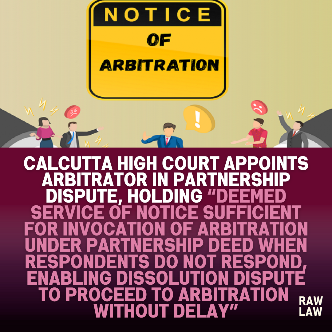 notice of arbitration