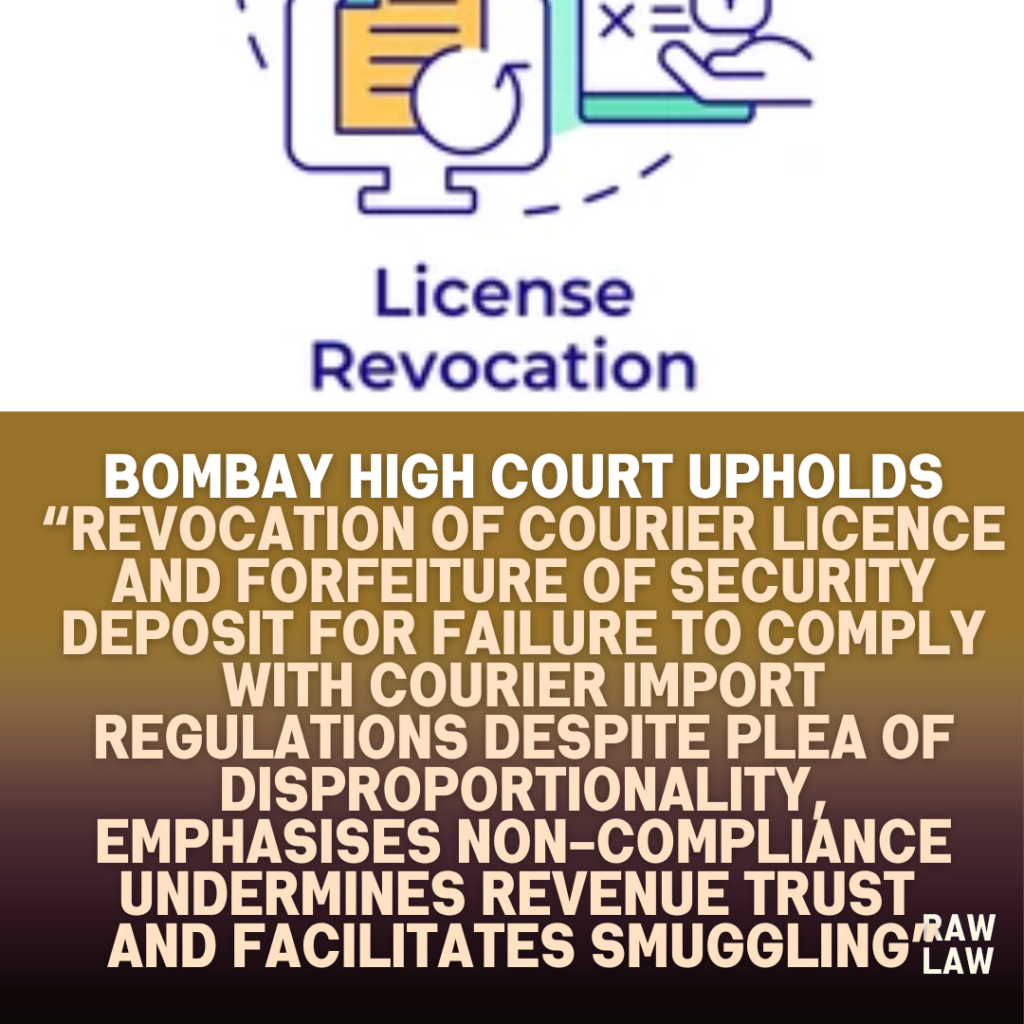 revocation of license