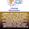 revocation of license