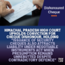 cheque dishonour