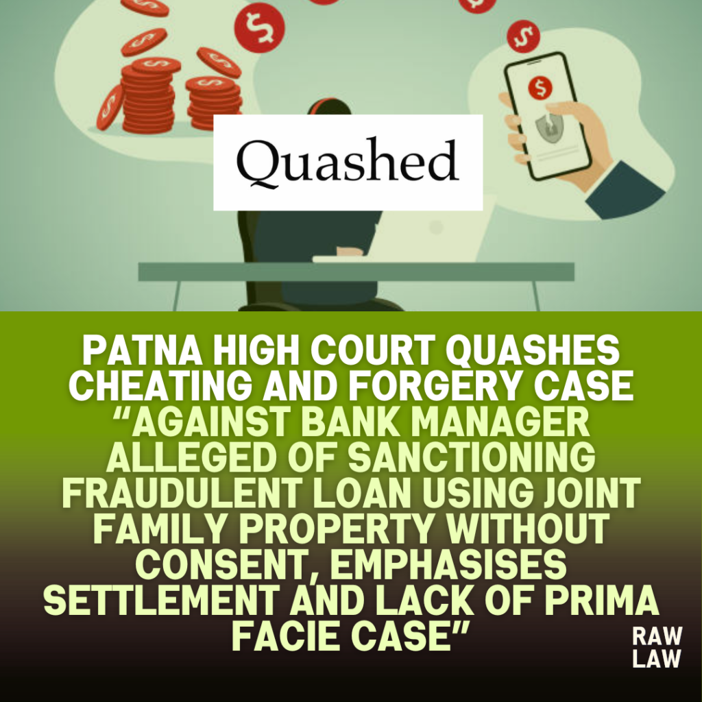 quashed forgery case
