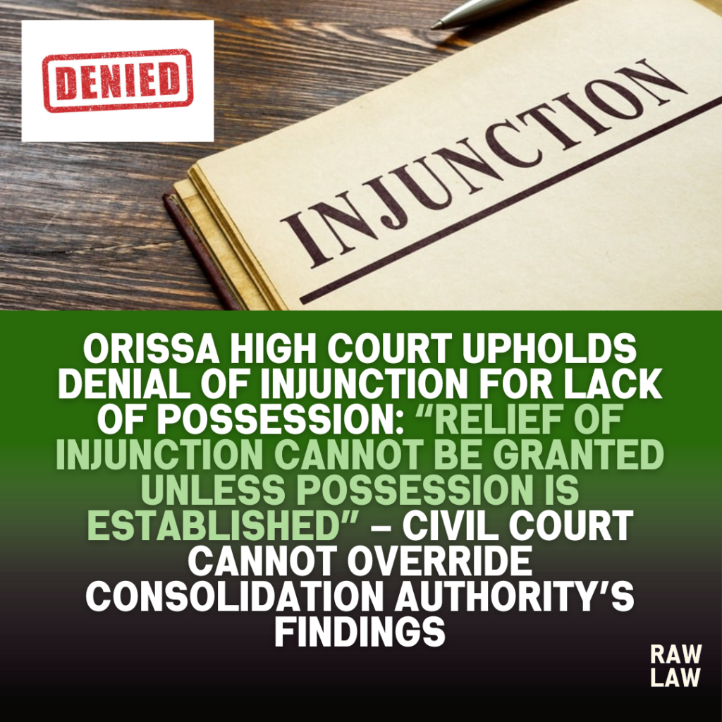 denied injunction