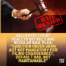 Delhi-High-Court-Rejects-Default-and-Regular-Bail-Plea-Sanction-Under-Arms-Act-Not-Mandatory-for-Filing-Chargesheet-Default-Bail-Not-Maintainable