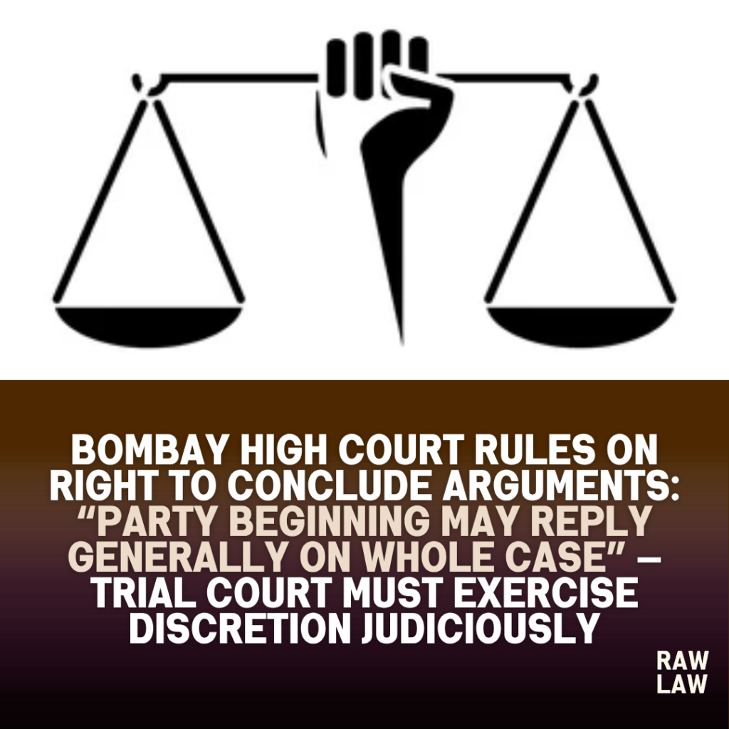right to conclude arguments