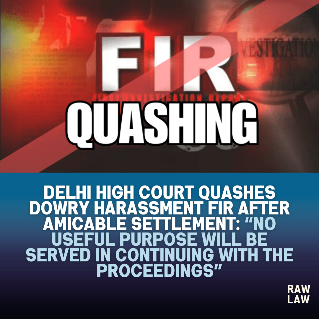 quashing FIR