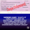 Supreme Court: “Rights of Third Parties Must Be Protected — Insurer to Pay 50% Compensation Despite Cancelled Policy Due to Dishonoured Premium Cheque”