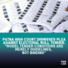 electoral roll tender