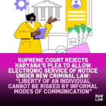 electronic service of notice