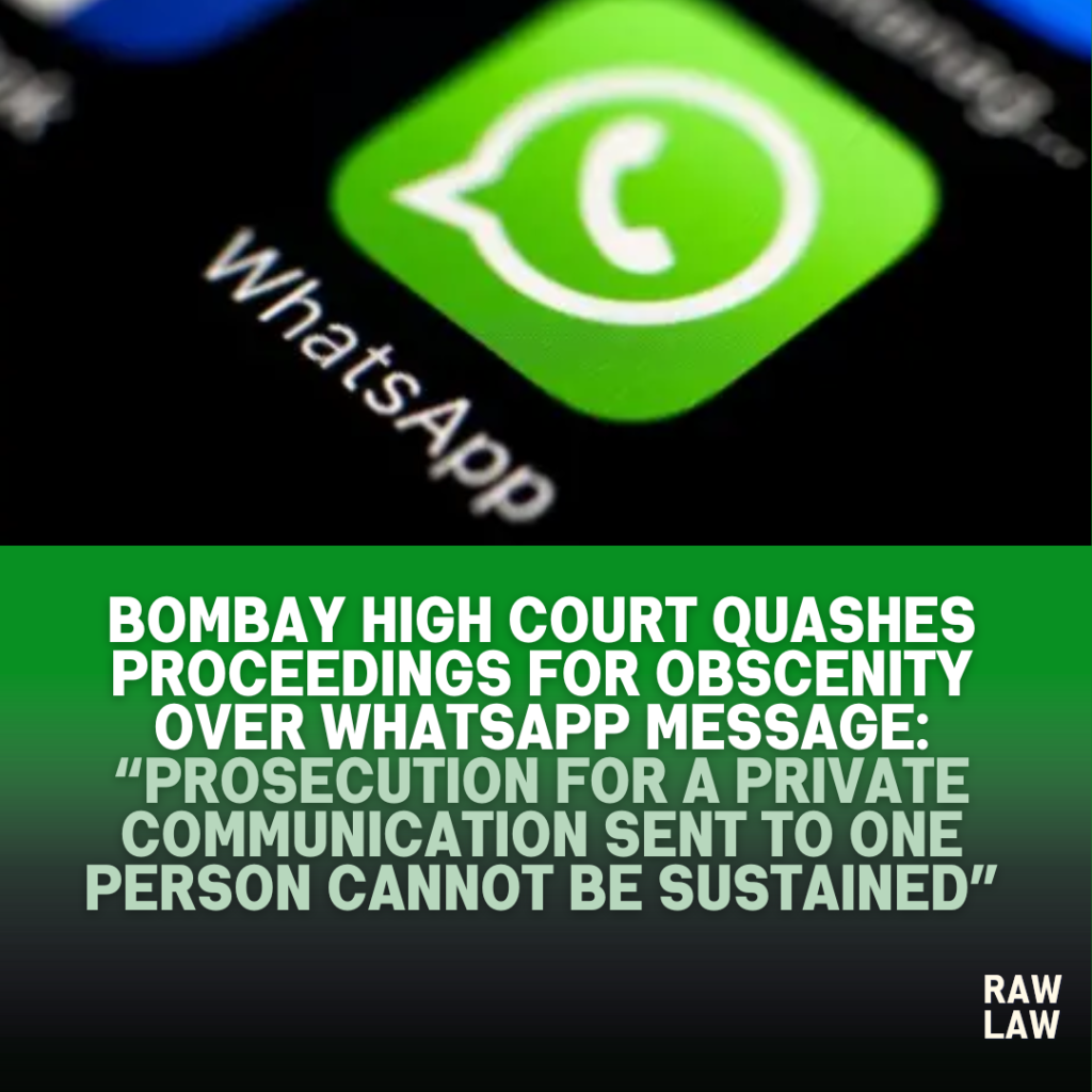 whatsapp obscenity messages