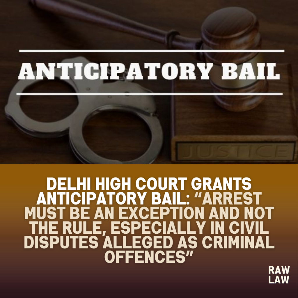 anticipatoy bail