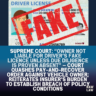 fake license