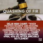 fir quashed