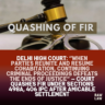 fir quashed
