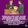 Karnataka High Court Allows Withdrawal of Writ Petition with Liberty to Raise Grounds in Future Appeal — “Petitioners Retain Right to Contest If Final Judgment Goes Adverse” 2 khc