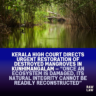 Kerala High Court Directs Urgent Restoration of Destroyed Mangroves in Kunhimangalam — “Once an Ecosystem is Damaged, Its Natural Integrity Cannot Be Readily Reconstructed” 3 magrove