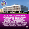 Patna High Court Quashes Departmental Proceedings Against Professor of Rajendra Prasad Central Agricultural University: “Delegated Authority Cannot Further Delegate Disciplinary Power Without Approval” 3 rpcau