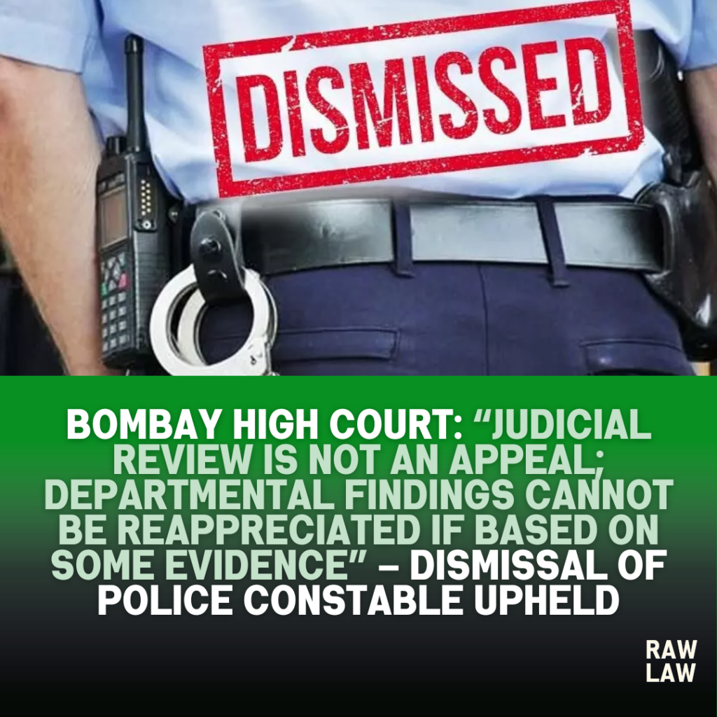 dismissed police constabel