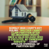 Bombay High Court’s key ruling: “Brother cannot claim partition after relinquishing rights; once a valid release deed is executed, no ownership subsists” – Court upholds dismissal of partition suit
