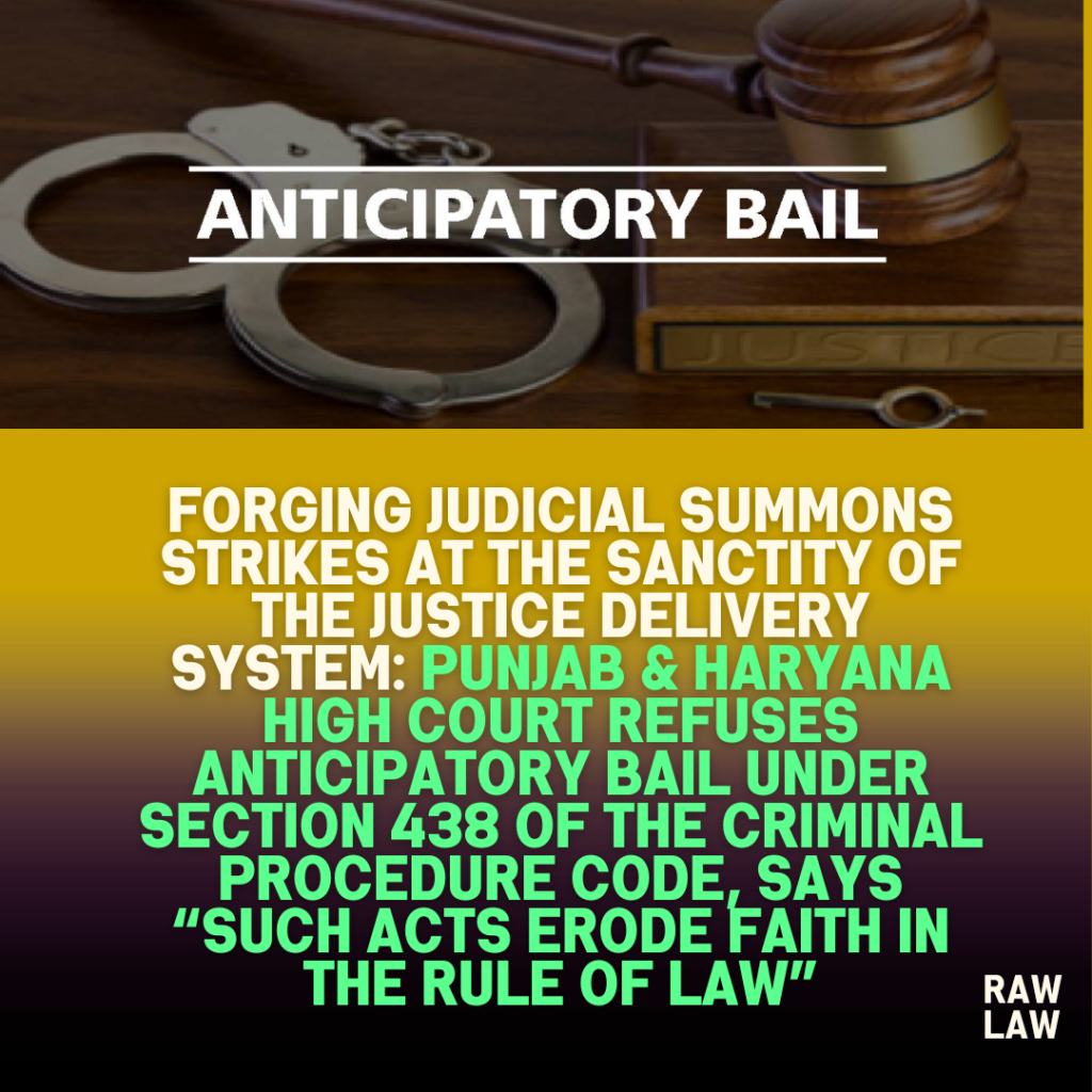 Anticipatory bail