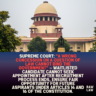 Supreme Court: “A Wrong Concession on a Question of Law Cannot Bind the Government” — Waitlisted Candidate Cannot Seek Appointment After Recruitment Process Ends, Ensure fair opportunity for future aspirants under Articles 14 and 16 of the constitution. 2 Supreme Court: “A Wrong Concession on a Question of Law Cannot Bind the Government” — Waitlisted Candidate Cannot Seek Appointment After Recruitment Process Ends, Ensure fair opportunity for future aspirants under Articles 14 and 16 of the constitution.