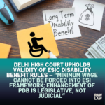 disability benefit, ESIC