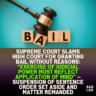 Supreme Court Slams High Court for Granting Bail Without Reasons: “Exercise of Judicial Power Must Reflect Application of Mind” — Suspension of Sentence Order Set Aside and Matter Remanded