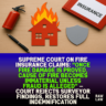 Supreme Court on Fire Insurance Claims: “Once Fire Damage Is Proved, Cause of Fire Becomes Immaterial Unless Fraud Is Alleged” — Court Rejects Surveyor Findings, Restores Full Indemnification