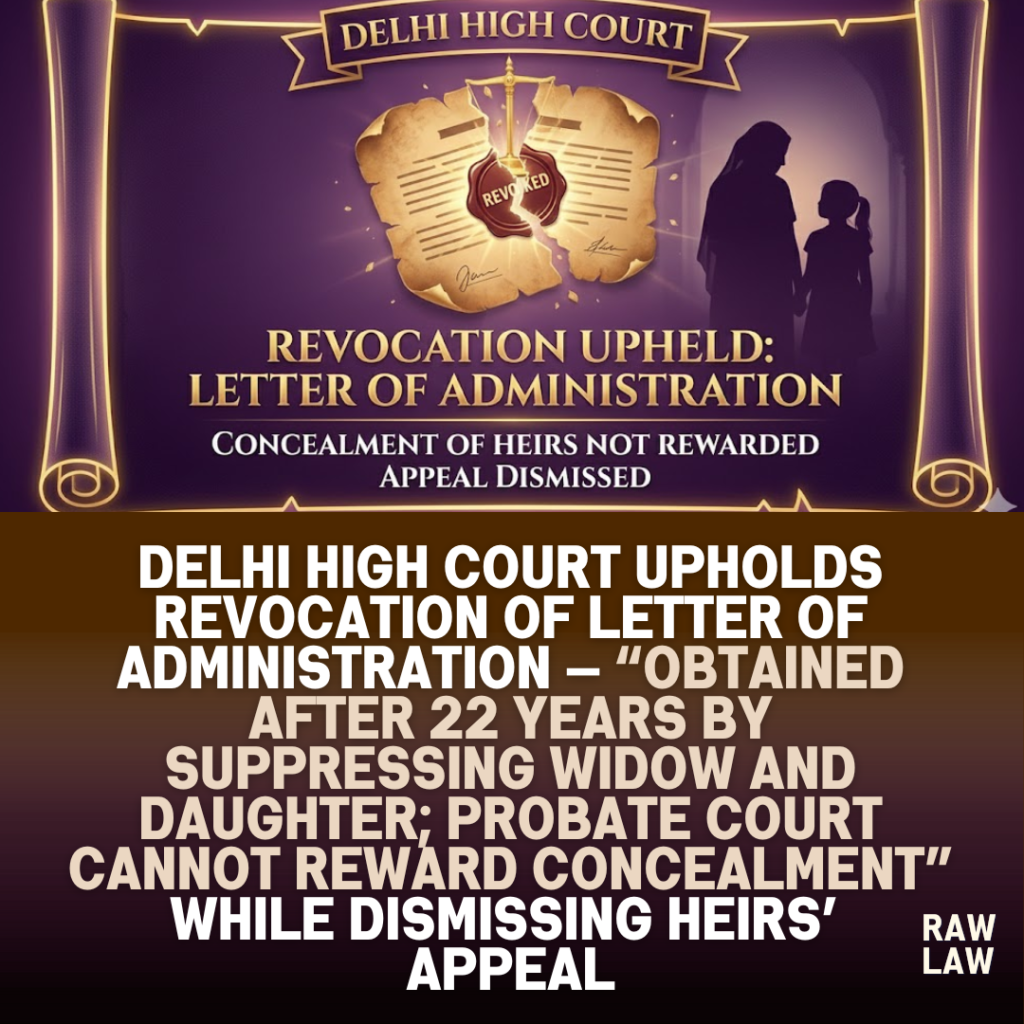 revocation of administration