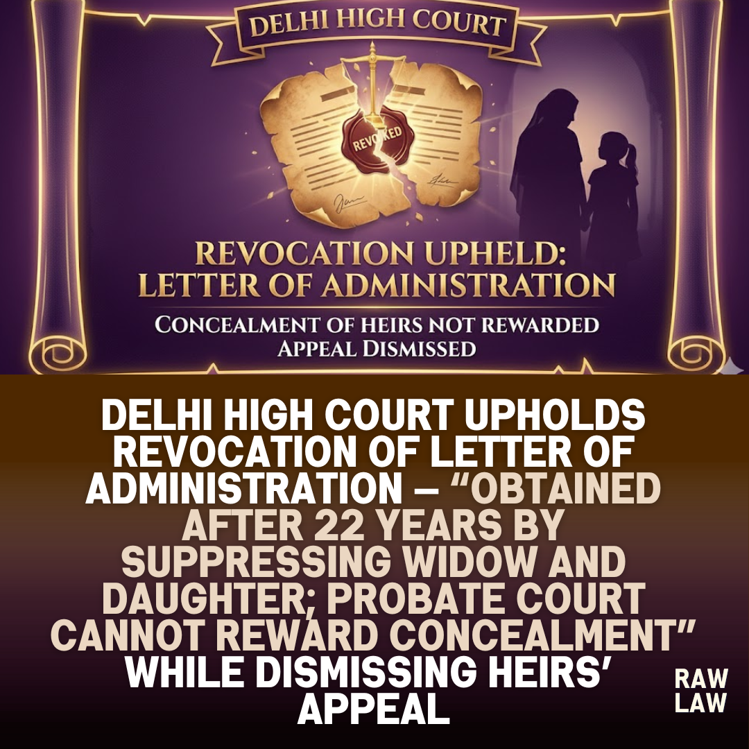 revocation of administration