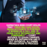 Karnataka high court holds that “creating fake social media accounts to portray a woman as a call girl is prima facie defamatory and punishable” — Court refuses to quash charges under IPC defamation and IT Act offences, allowing prosecution to proceed