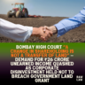 Bombay High Court “a change in shareholding is not a transfer of land” — demand for ₹26 crore unearned income quashed as corporate disinvestment held not to breach government land grant