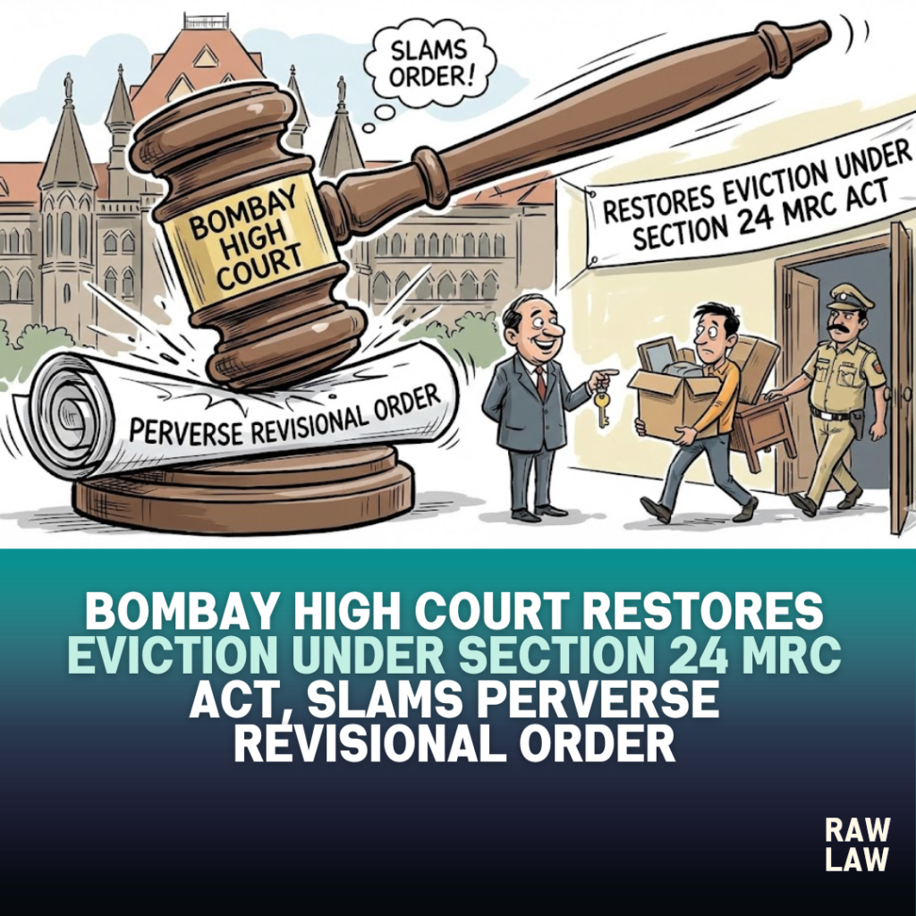 Bombay High Court restores eviction under Section 24 MRC Act, slams perverse revisional order 4 eviction