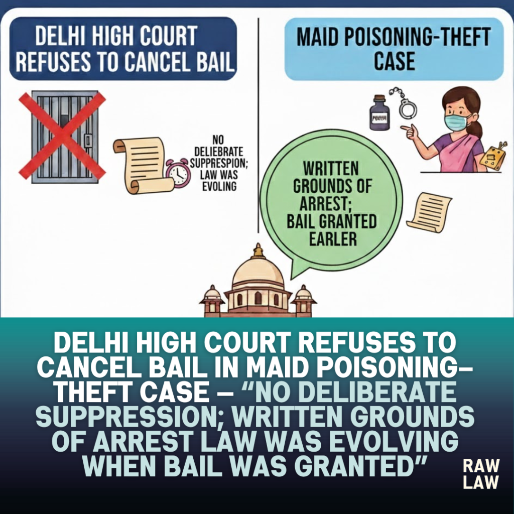 maid poisoning theft