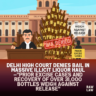 Delhi High Court denies bail in massive illicit liquor haul—"Prior excise cases and recovery of over 31,000 bottles weigh against release" 3 liquor