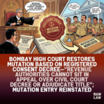 Court restores mutation based on decree.