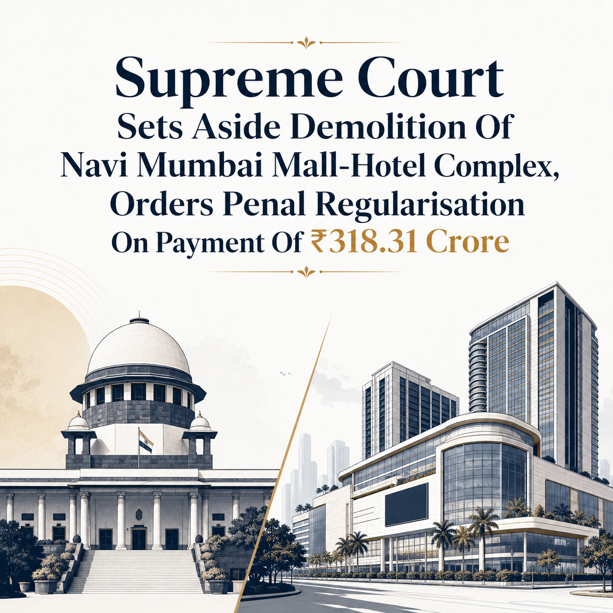 Supreme Court Sets Aside Demolition Of Navi Mumbai Mall-Hotel Complex, Orders Penal Regularisation On Payment Of ₹318.31 Crore 61 ChatGPT Image May 27 2026 08 27 20 AM